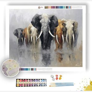 BLURRING ARC - Paint by Numbers Full Kit