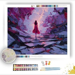 VELVET CASCADE LUMINOUS - Paint by Numbers Full Kit