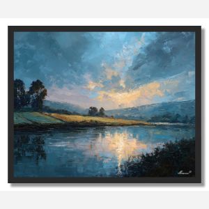 MUTED ARC RADIANT - FRAMED