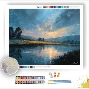 MUTED ARC RADIANT - Paint by Numbers Full Kit