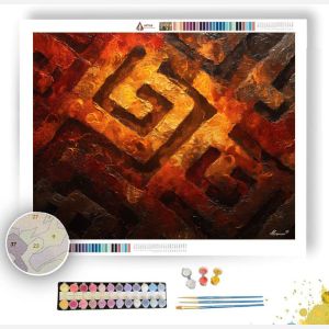 AMBER GLYPH - Paint by Numbers Full Kit