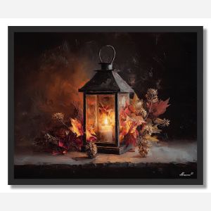 AMBER LANTERN - FRAMED