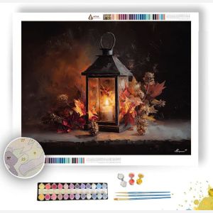 AMBER LANTERN - Paint by Numbers Full Kit