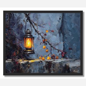 ANCIENT LANTERN 1 - FRAMED