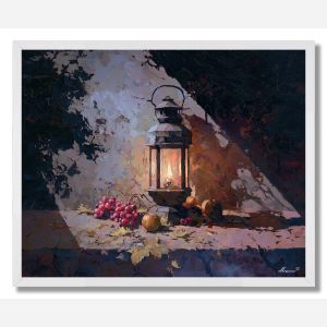 ANCIENT LANTERN 3 - FRAMED