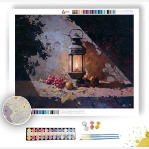 ANCIENT LANTERN 3 - Paint by Numbers Full Kit