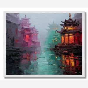 ANCIENT TOWN - FRAMED