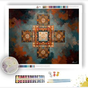 CELESTIAL RITUAL CROSS - Paint by Numbers Full Kit