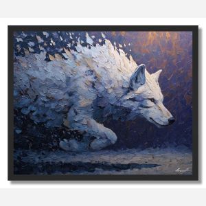 CELESTIAL WHITE MANE - FRAMED