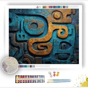 ECHOING GLYPH 2 - Paint by Numbers Full Kit