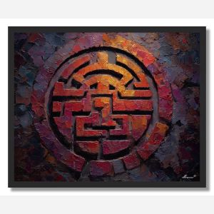 FERAL GLYPH 2 - FRAMED