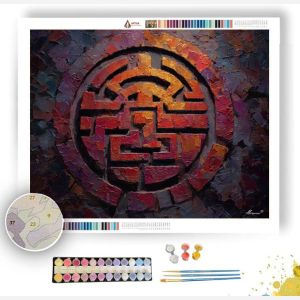 FERAL GLYPH 2 - Paint by Numbers Full Kit