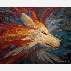 powerful, figure, emerging, textured, ground,, outlined, palette knife, oil painting, textured impasto, layered pigment, dynamic strokes, sculpted paint, expressive surface, abstract detail, rich color, chromatic texture