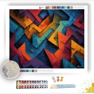 FRACTAL PATTERN 1 - Paint by Numbers Full Kit