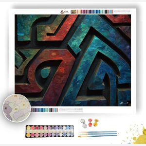 GENTLE GLYPH 4 - Paint by Numbers Full Kit
