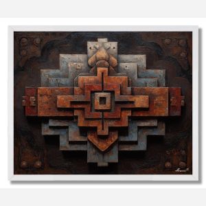 HIDDEN GLYPH 1 - FRAMED