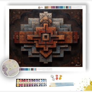 HIDDEN GLYPH 1 - Paint by Numbers Full Kit