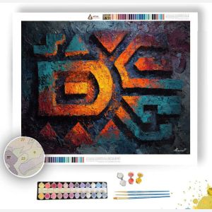 HIDDEN GLYPH 2 - Paint by Numbers Full Kit
