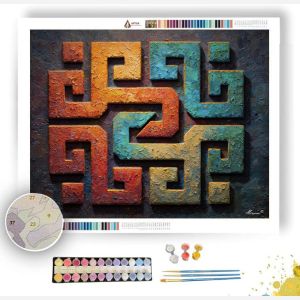 HOLLOW GLYPH 2 - Paint by Numbers Full Kit