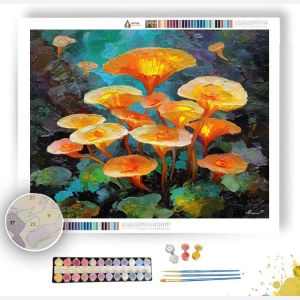 LUMINOUS BLOOM 1 - Paint by Numbers Full Kit