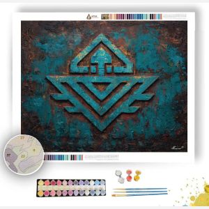 LUMINOUS GLYPH - Paint by Numbers Full Kit