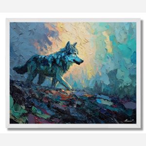 LUMINOUS MANE - FRAMED