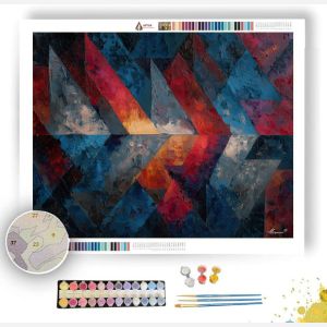 LUMINOUS PATTERN 1 - Paint by Numbers Full Kit