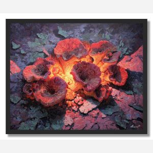 MOLTEN BLOOM - FRAMED