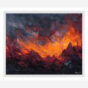 MOLTEN CROWN 3 - FRAMED