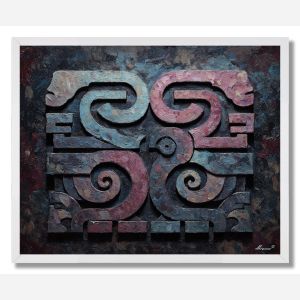 MOLTEN GLYPH 1 - FRAMED