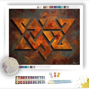 MOLTEN GLYPH 2 - Paint by Numbers Full Kit