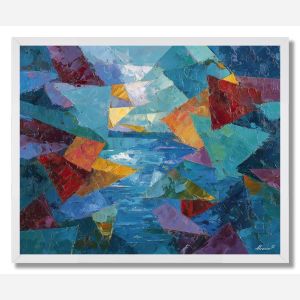 MOLTEN PATTERN 1 - FRAMED