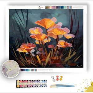 OBSIDIAN BLOOM 2 - Paint by Numbers Full Kit