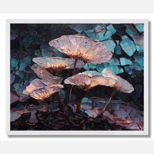 OBSIDIAN BLOOM 3 - FRAMED