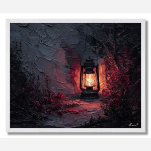 OBSIDIAN LANTERN 3 - FRAMED