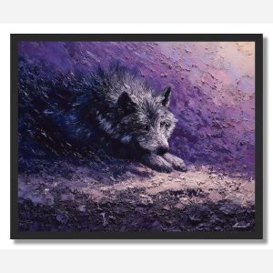 OBSIDIAN MANE 1 - FRAMED