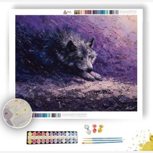 OBSIDIAN MANE 1 - Paint by Numbers Full Kit
