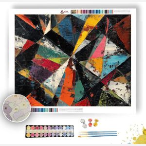 OBSIDIAN PATTERN 1 - Paint by Numbers Full Kit