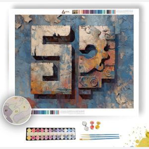 SACRED GLYPH 3 - Paint by Numbers Full Kit