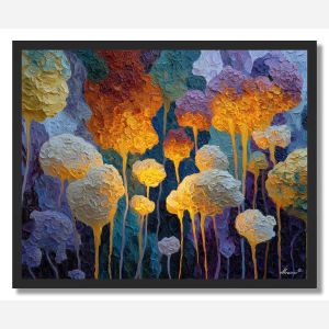 SHATTERED BLOOM 2 - FRAMED