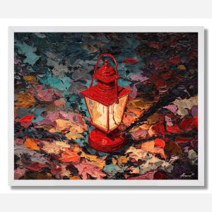 SHATTERED LANTERN 4 - FRAMED