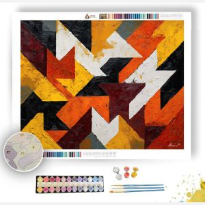 WILD PATTERN 3 - Paint by Numbers Full Kit