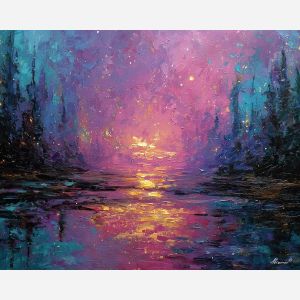 shadow, light, dusk, outline, presence, contrast, glow, void, edge, figure, palette knife, oil painting, impasto, texture, expressive, layered paint, dynamic light, atmospheric, color depth, art