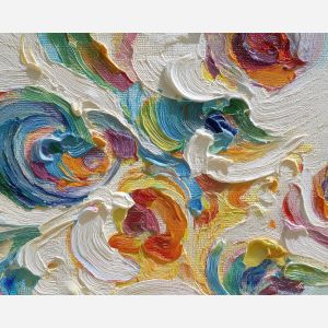 ornament, festival, pattern, color, temple, textile, warm, rhythm, culture, detail, palette knife, oil painting, impasto, texture, expressive, layered paint, dynamic light, atmospheric, color depth, art