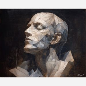 renaissance, geometry, anatomy, chalk, codex, proportion, study, spiral, draft, sepia, palette knife, oil painting, impasto, texture, expressive, layered paint, dynamic light, atmospheric, color depth, art