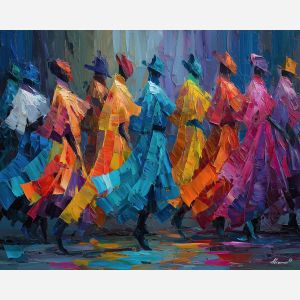 ornament, festival, pattern, color, temple, textile, warm, rhythm, culture, detail, palette knife, oil painting, impasto, texture, expressive, layered paint, dynamic light, atmospheric, color depth, art