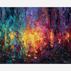 ornament, festival, pattern, color, temple, textile, warm, rhythm, culture, detail, palette knife, oil painting, impasto, texture, expressive, layered paint, dynamic light, atmospheric, color depth, art