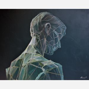 renaissance, geometry, anatomy, chalk, codex, proportion, study, spiral, draft, sepia, palette knife, oil painting, impasto, texture, expressive, layered paint, dynamic light, atmospheric, color depth, art