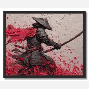 HONOR WIND CRIMSON - FRAMED