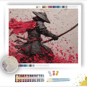 HONOR WIND CRIMSON - Paint by Numbers Full Kit